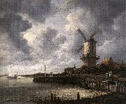 Jacob van Ruisdael The Windmill at Wijk bij Duurstede oil painting picture wholesale